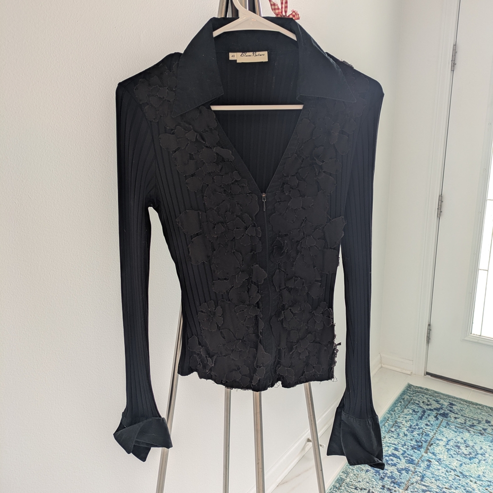 Black Women's Top Vintage From Paris